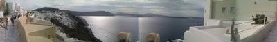 Panoramique de Santorin
