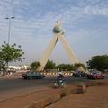 Rond-point à Bamako (Mali)