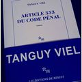 Article 353 du code pénal- Tanguy Viel