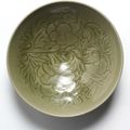Bowl, carved and glazed stoneware, Yaozhou ware, China, Northern Song dynasty, 1000-1127