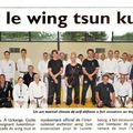 Article de presse sur la rencontre de Wing Tsun