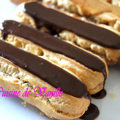 Eclairs au Chocolat/Vanille/Café 