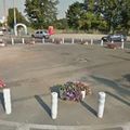 Rond-point à Timisoara (Roumanie)
