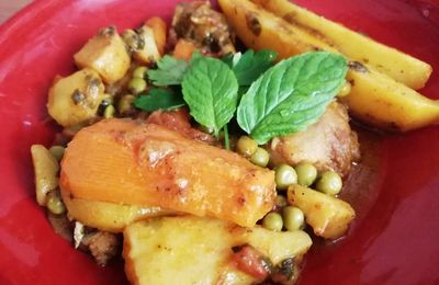 La cantine à l'heure marocaine. 