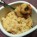 crumble de courgettes, tomates et parmesan - by Claire -