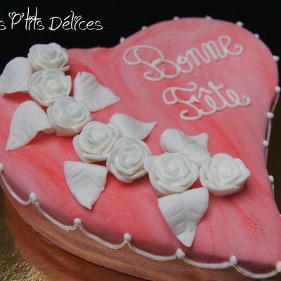 Napolitain au spéculos en coeur pour la St-Valentin