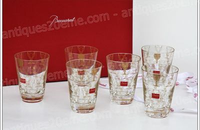 Coffret de verres Baccarat Apparat
