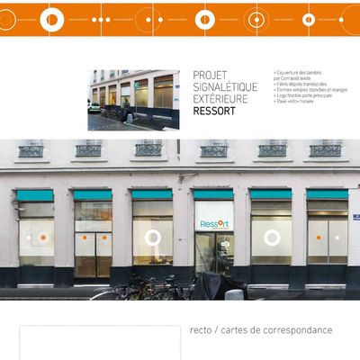 Identité visuelle RESSORT et Fondation RESSORT