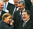 Intermède au sommet Prodi-Merkel