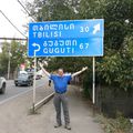 route frontière arménienne -Tbilissi