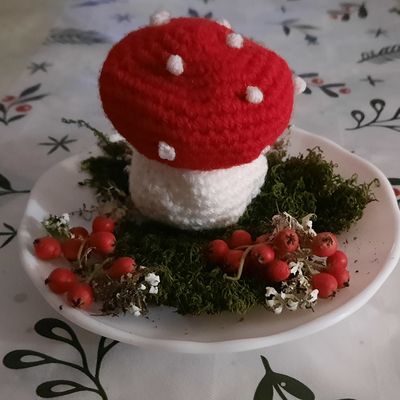 Petites réalisations pour décorer ma table de Noël...