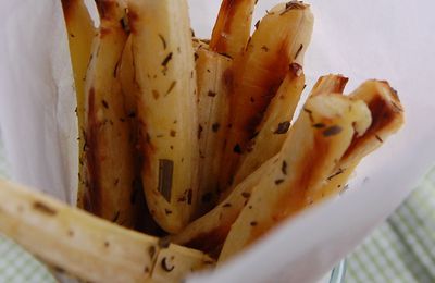 Frites de panais au four, sans gluten et sans lactose