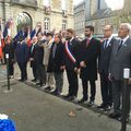 cérémonie de l'armistice du 11 novembre 1918 à Avranches - mercredi 11 novembre 2015