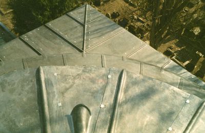 Cimetière Monumental ROUEN (76) -Rénovation- d'un Dome en Plomb (Monuments Historique).