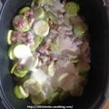 Gratin Pommes de Terre / Courgettes / Jambon et Cancoillote (WW)