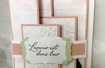 Carte Mariage - L'Amour est dans l'air