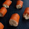 "Makis" sucrés de carottes à la cardamome
