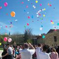 Un lâcher de ballons coloré !