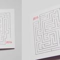 Carte de voeux 2018 "Le labyrinthe" Un petit jeu