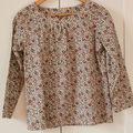 La petite blouse à encolure ronde