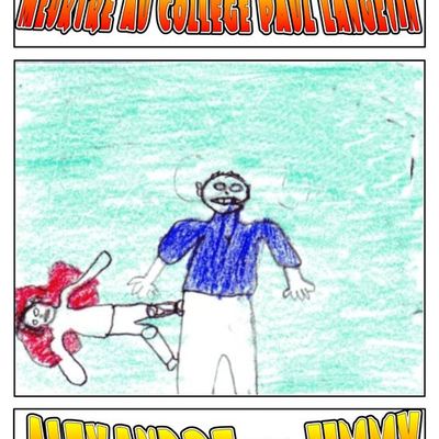 Bande dessinée policière de Jimmy et Alexandre