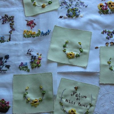 NATURE ET PETITS POINTS:petits blocs!!!