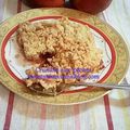 Crumble aux pêches