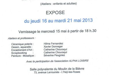 Info : exposition d'encadrement 