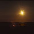 Coucher de soleil à Berck-Plage (Pas-de-Calais) en juillet 1974 (2)