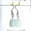 BOUCLE-OREILLE AMAZONITE 9 