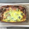 Clafoutis de thon arlequin ( 240 cal/ par personne)