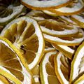 Tranches de citrons deshydratés 