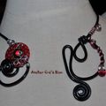 COLLIER ALU DONUTS MILLEFIORI RéfAL1703