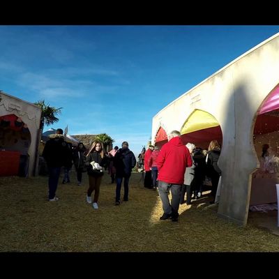 Le plus grand Marché de Noël du Sud Vendée au pied de l'Abbaye millénaire de Maillezais