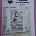Suite de ma Broderie Bouddha d'Isabelle Vautier !