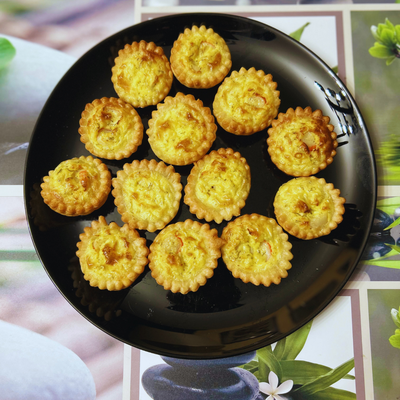 Mini tartelettes au surimi, citron et aneth