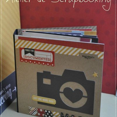 Atelier n°12 – Mini album " mini classeur"