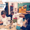 Cours de couture pour adultes débutants au trimestre à Belley : atelier CrApule FActOry