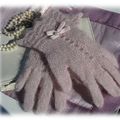 Concours Luce laine tricot - La paire de gants "Adélaïde"