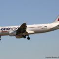 Barcelona In'I Airport(BCN/LEBL): Oneworld (Liberia): Airbus A320-214: EC-IZR: MSN:2242.