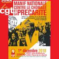 Samedi 1er décembre : Manifestation à DOLE !