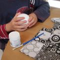 TUTO - DIY - faire des boules de noël avec du décopatch