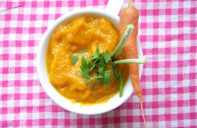 Soupe glacée carottes-châtaignes