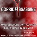 13 août : manifestations anti corrida à Béziers