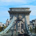 Le pont des chaines à Budapest en Hongrie
