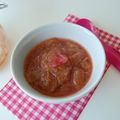 Compote de rhubarbe, tout simplement... sans gluten et sans lactose