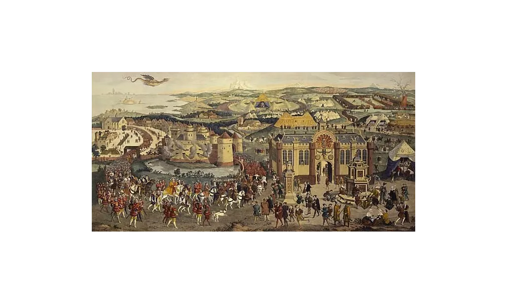 Camp du Drap d'Or juin 1520, rencontre entre François Ier et Henri VIII d'Angleterre (Reconstitution Historique)