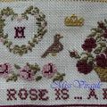 grille de Maryse sampler aux roses (objectifs 6,7,8)