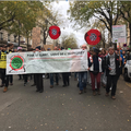 "Décroissance idf" et d'autres décroissants ont participé à la manifestation contre la destruction du climat le 8 Déc 2018