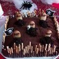 GÂTEAU CIMETIÈRE pour Halloween